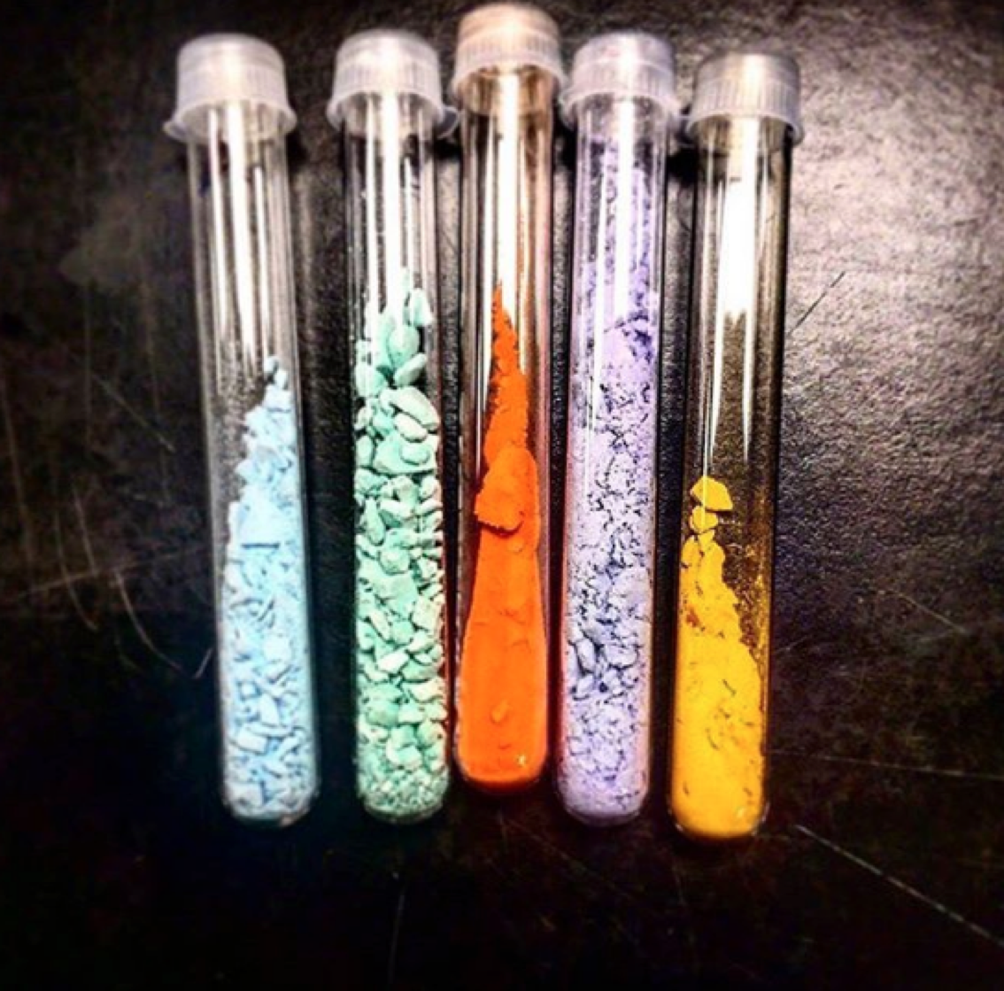 It's a #chemistry rainbow! Thank you to #UBCO Student @thaileur for the photo.