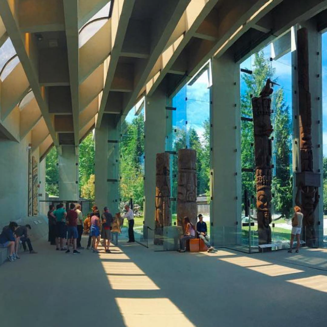 Sun's out @moa_ubc The Museum of Anthropology tells amazing stories about #FirstNation people through exhibits about their art.   #Repost @fleex3 #UBC #yvr