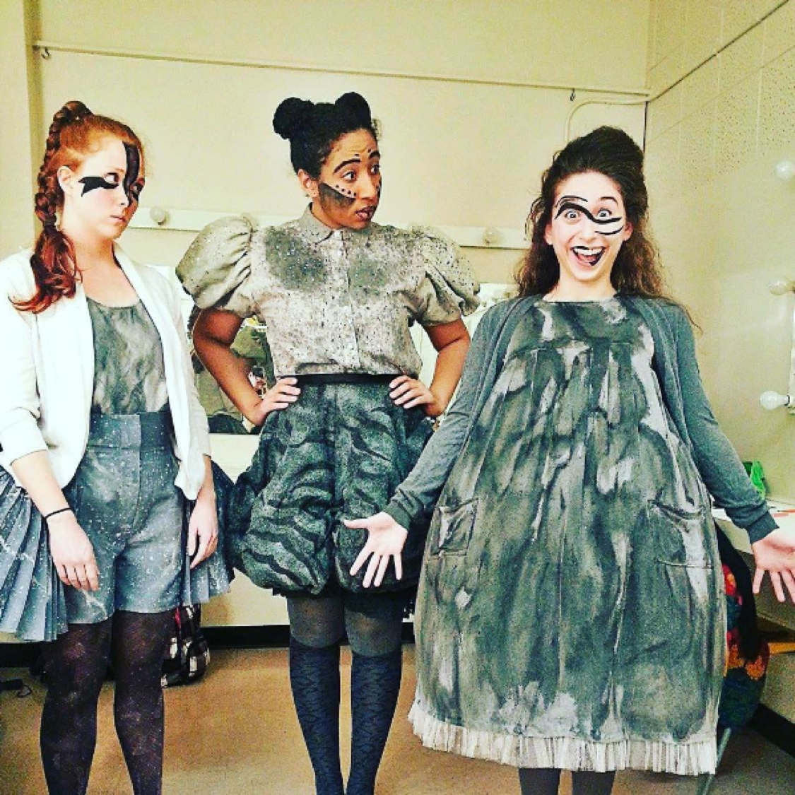 Meet the @theatreubc #eurydice ladies. #sassy #澳门二四六天天彩 #ubcartsculture #theatreubc #stagecrew #backstage #ubcfun