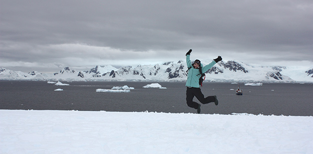 Katherine Tourigny, Antarctica, UBC research