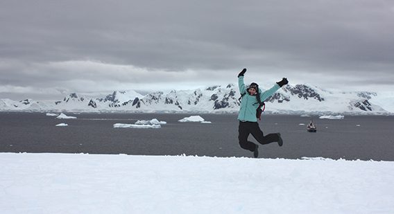 Katherine Tourigny, Antarctica, UBC research