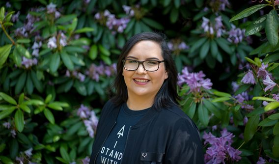 Laura Beaudry on UBC's Vancouver campus