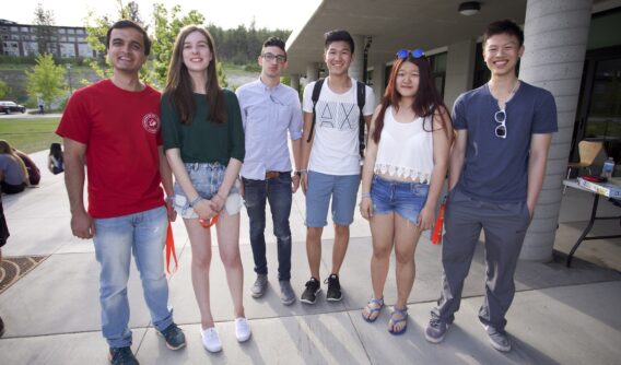 Students at Destination UBC