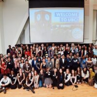 International Scholars at their Welcome Dinner