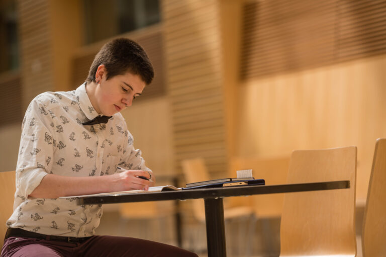 UBC Student writing
